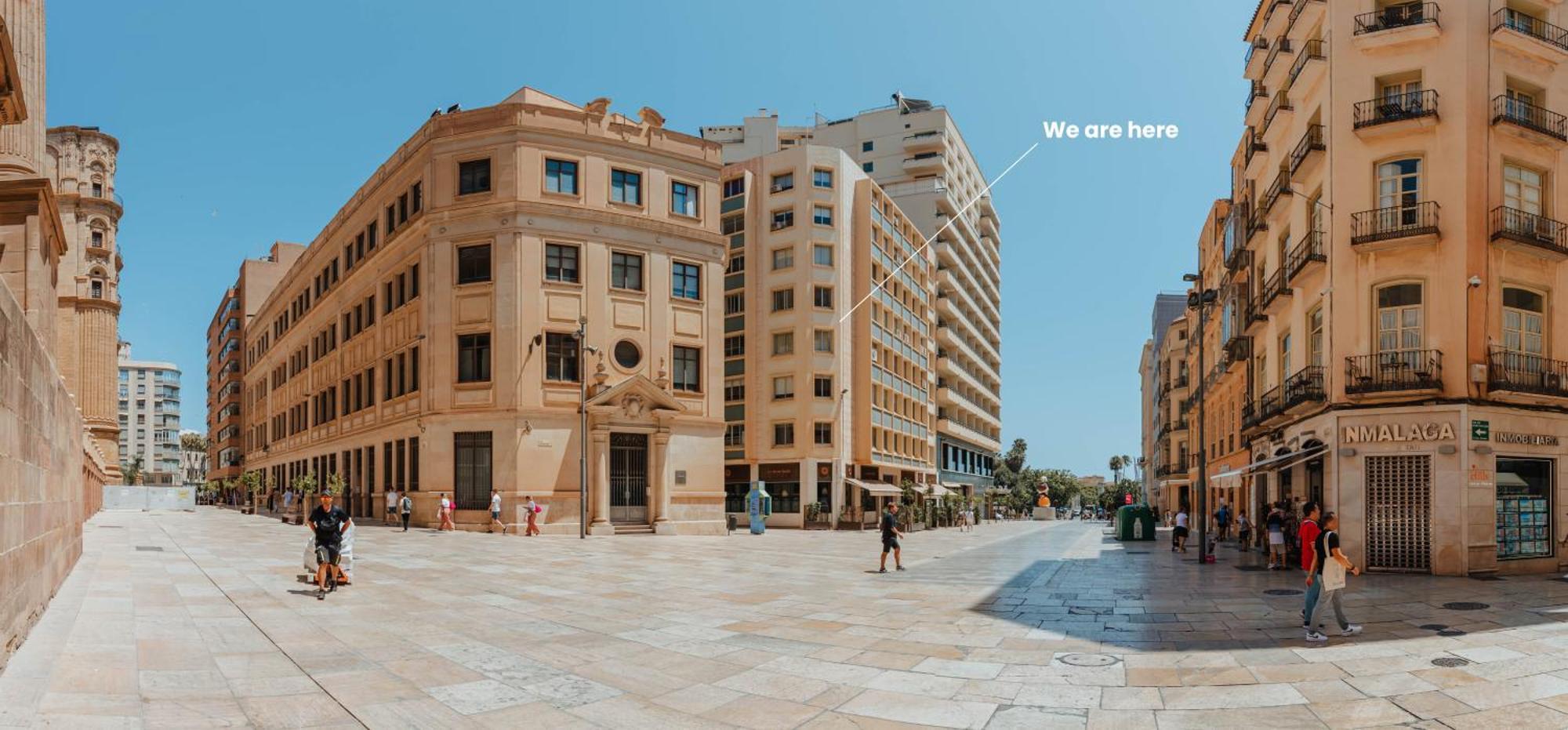 Gran Apartamento De 3 Habitaciones Junto A La Catedral Málaga Dış mekan fotoğraf